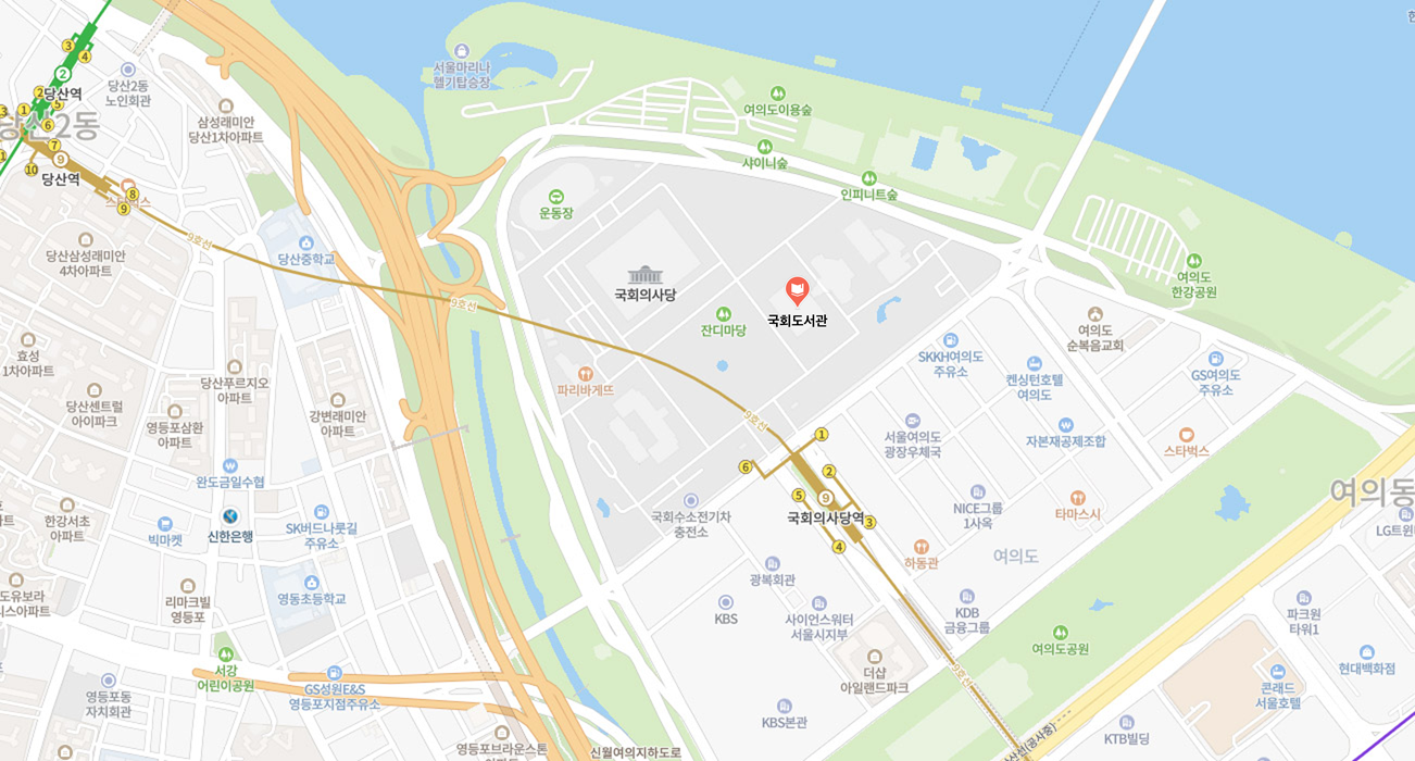 국회도서관 지도