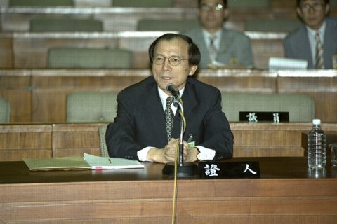 한보사건국정조사특별위원회(청문회증인.김기섭)
