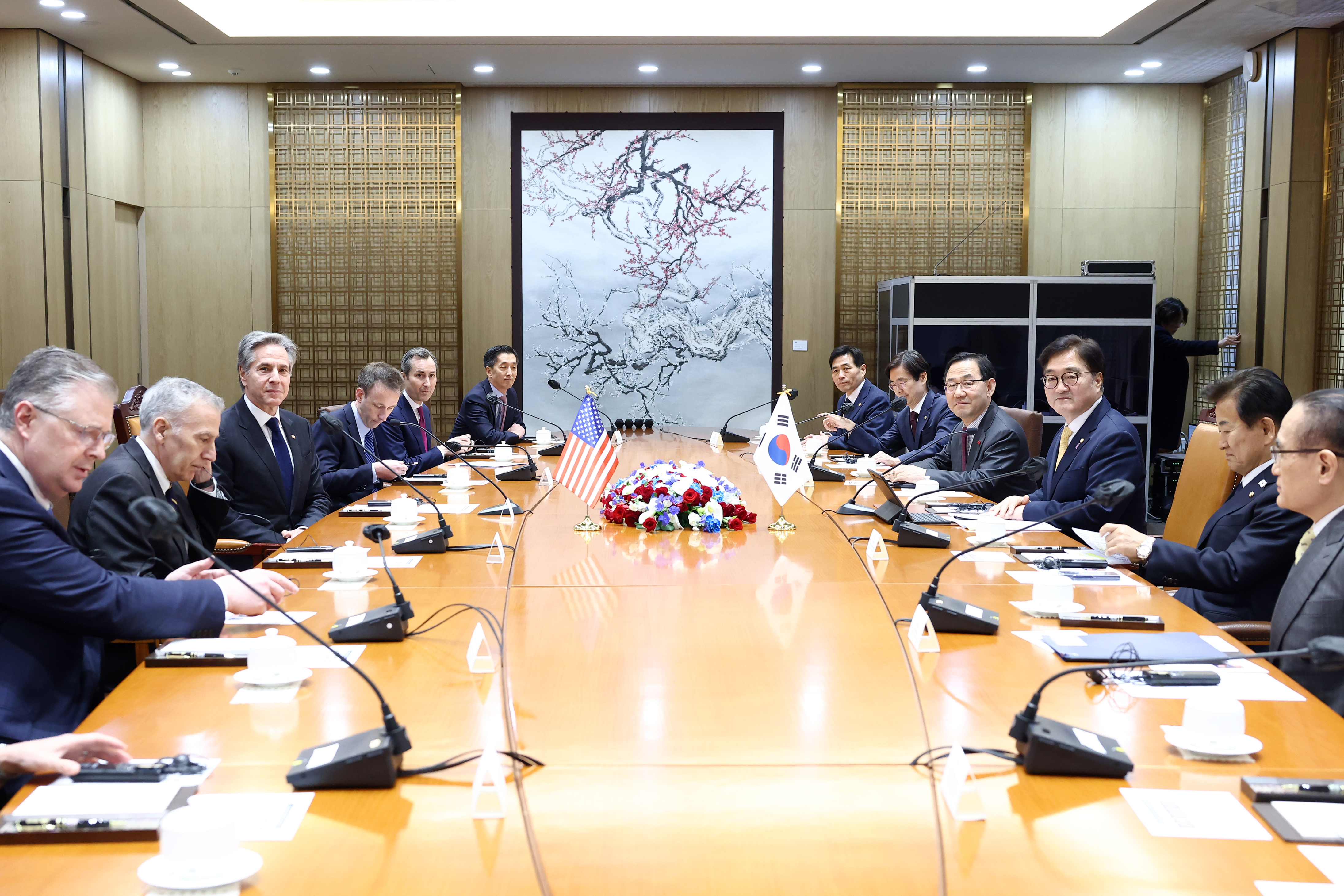 토니 블링컨 미국 국무장관, 우원식 국회의장 예방