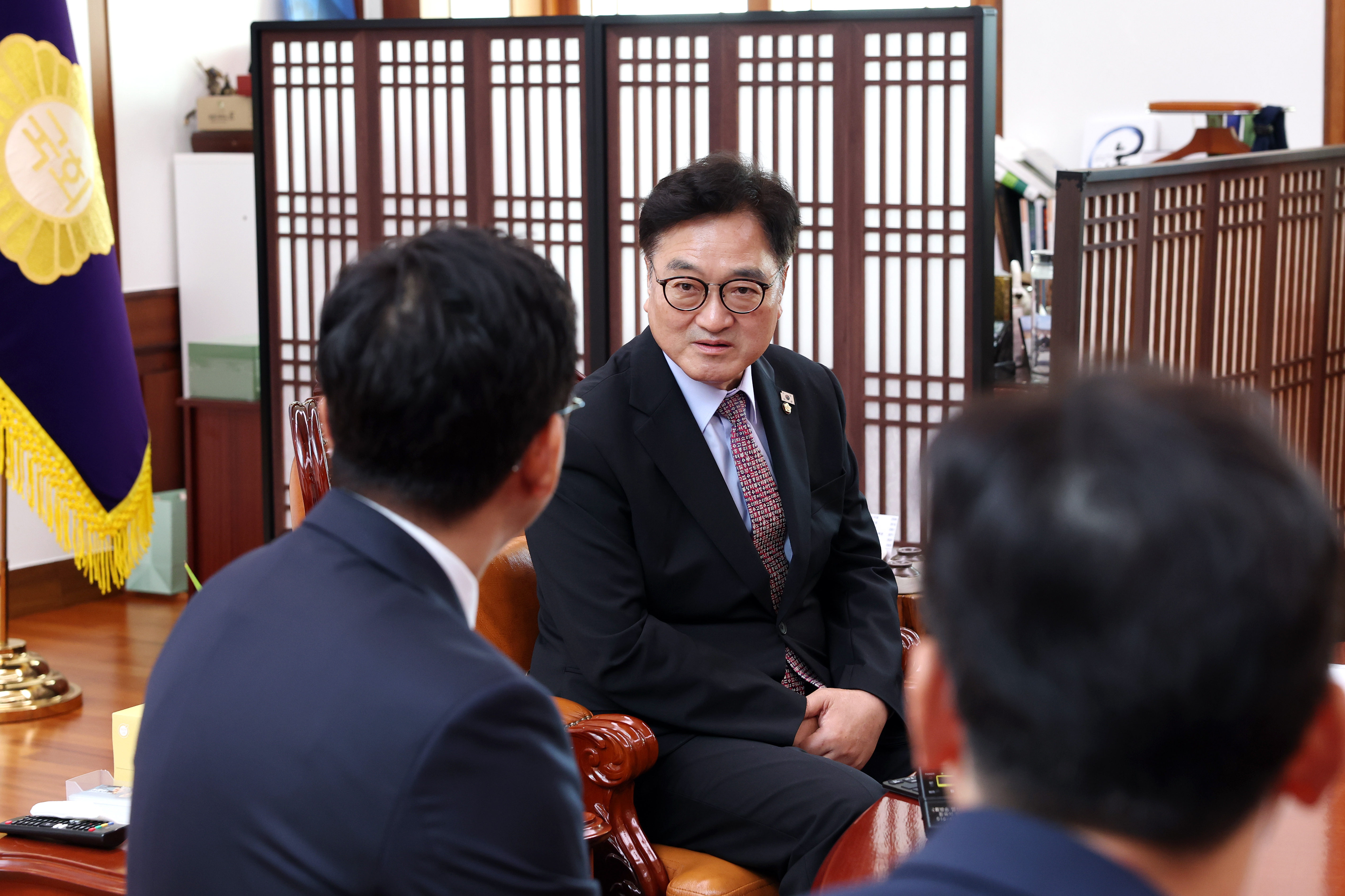 우원식 국회의장, 배경훈 과학기술정보통신부장관 접견